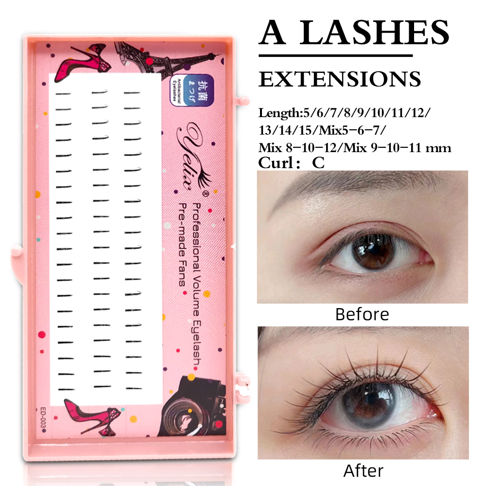 Lashes Eyelash Extension - رموش ييليكس الطبيعية الناعمة الفردية، رموش