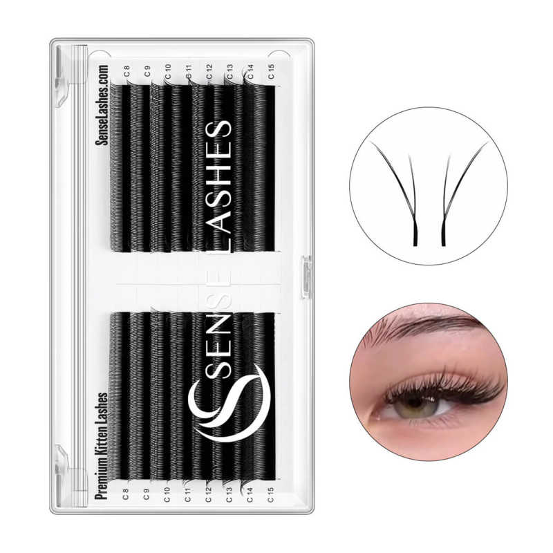 Eyelash Extension Y Shape - رموش SENSE Fox YY على شكل