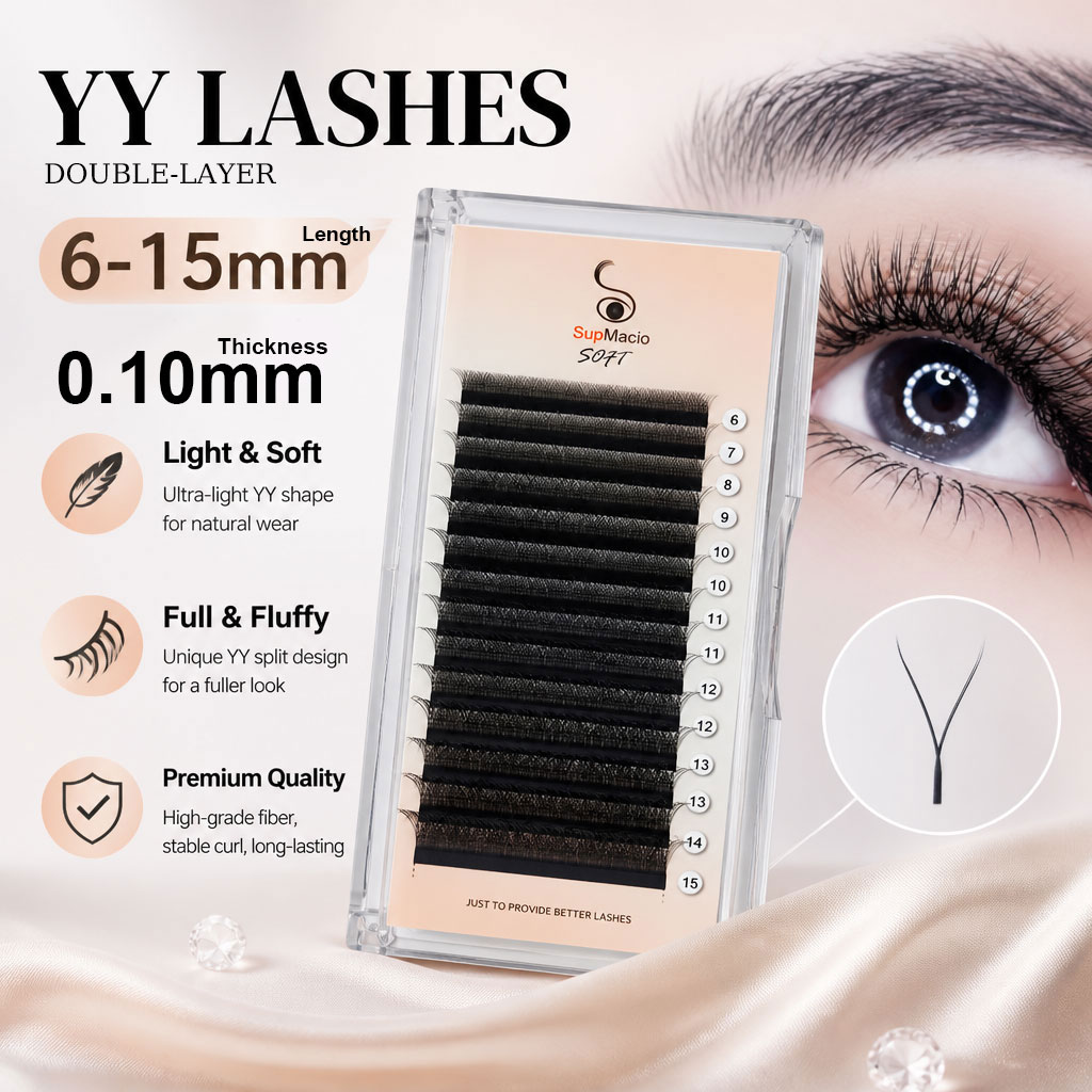 Eyelash Extension Y Shape - Supmacio 0.10 مم YY Lash Y