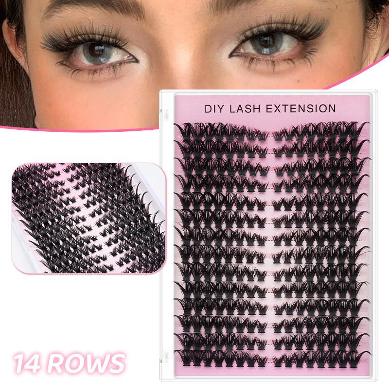 Lashes Eyelash Extension - 20 قطعة من الرموش الصناعية الفردية