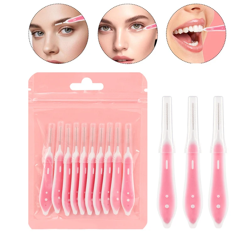 Lashes Eyelash Extension - 10 قطعة فرش الحاجب فرشاة رفع