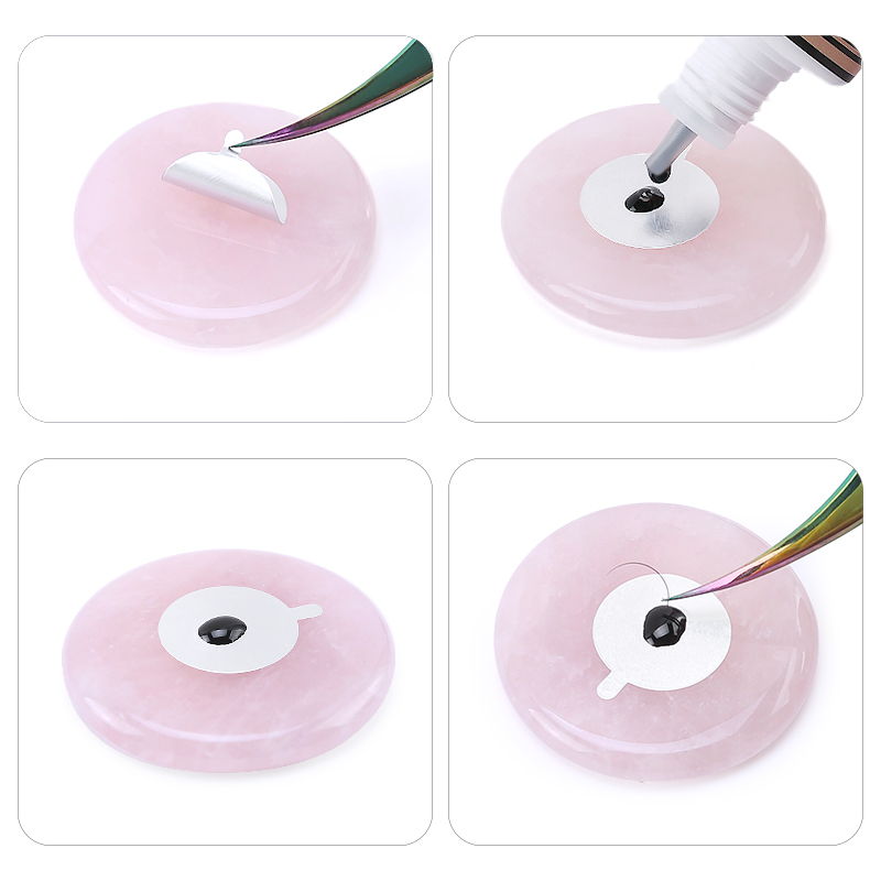 Lash Tile Palette - الغراء البليت الرموش ملحقات الوردي الأخضر
