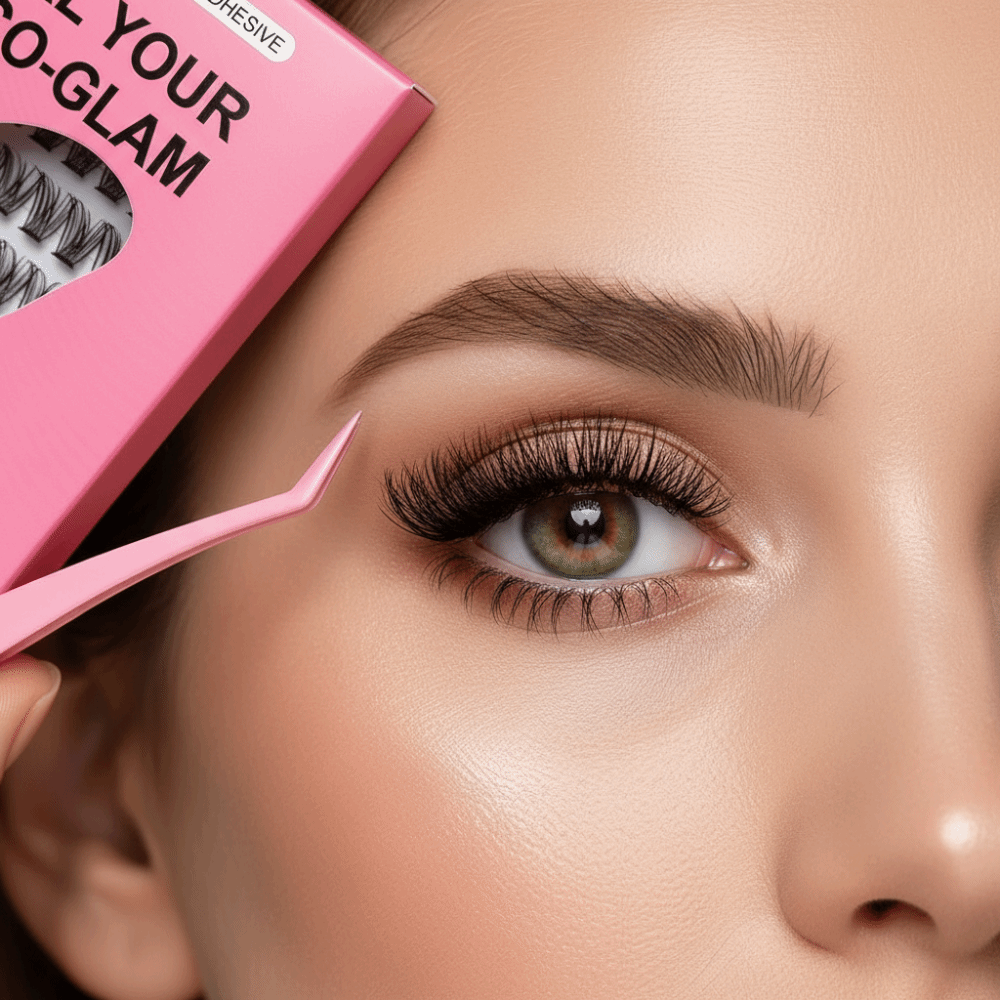 Lashes Eyelash Extension - طقم تمديد الرموش بمظهر طبيعي للتركيب