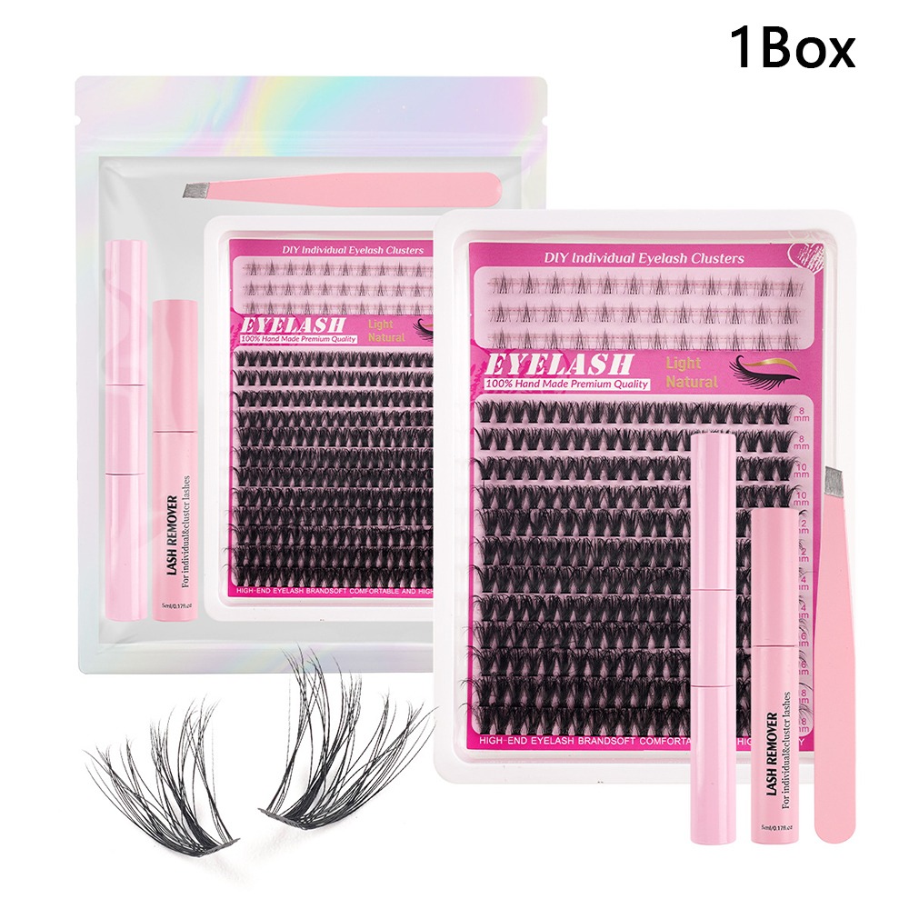 Lashes Eyelash Extension - رموش صناعية طبيعية المظهر بطول 8-18