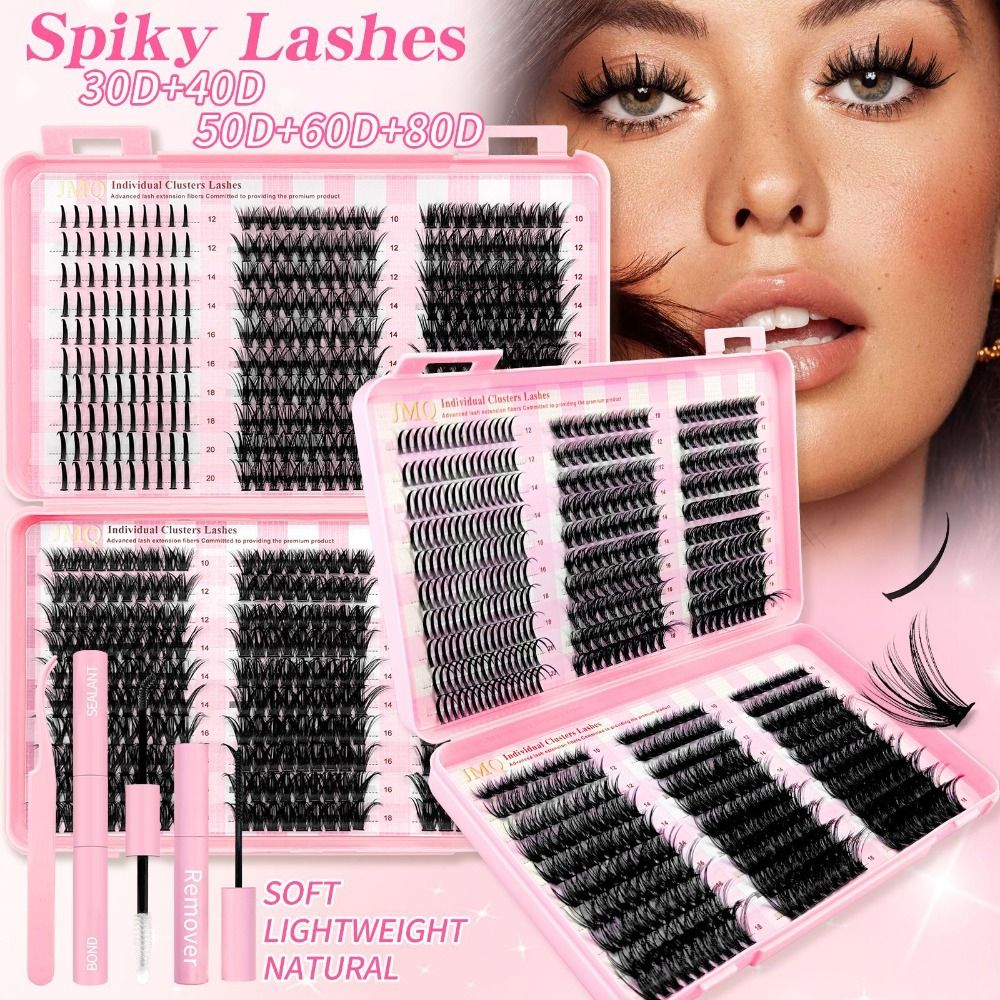 Eyelash Extension Volume Lashes - رموش صناعية بطول 9-16 مم، ثلاثية