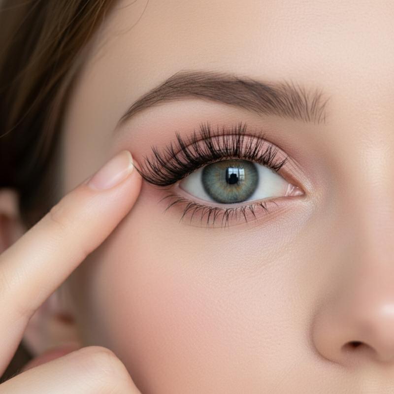 Lash Adhesive Glue - رموش سوداء ذاتية اللصق بدون غراء،
