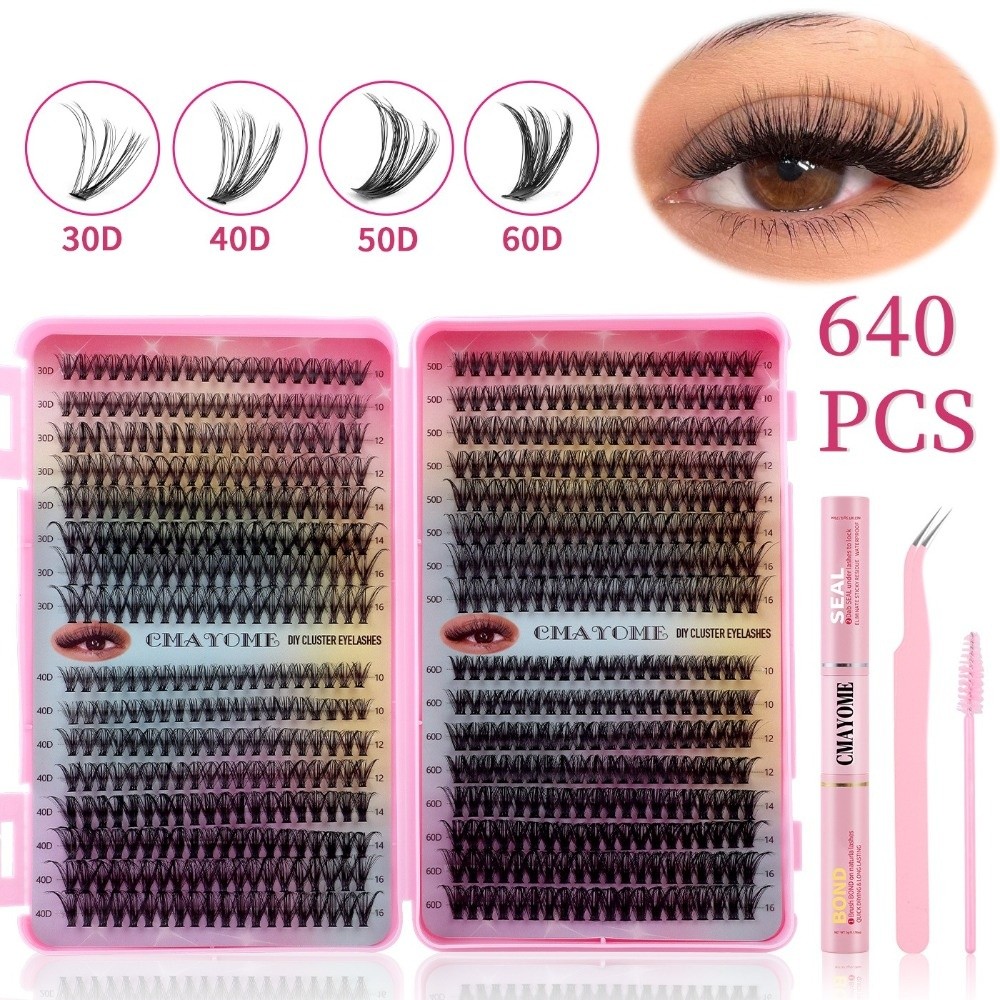 Eyelash Extension Volume Lashes - مجموعة تمديد الرموش الصناعية ذات المظهر