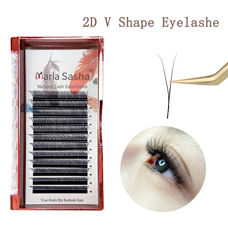 Eyelash Extension Y Shape - ماريا 2D Y شكل الرموش اليد