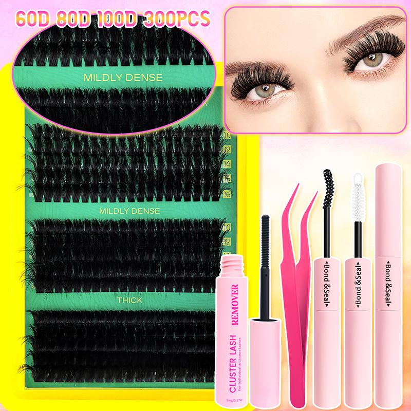 Faux Mink Lash - طقم رموش عنقودية، رموش فردية، صينية