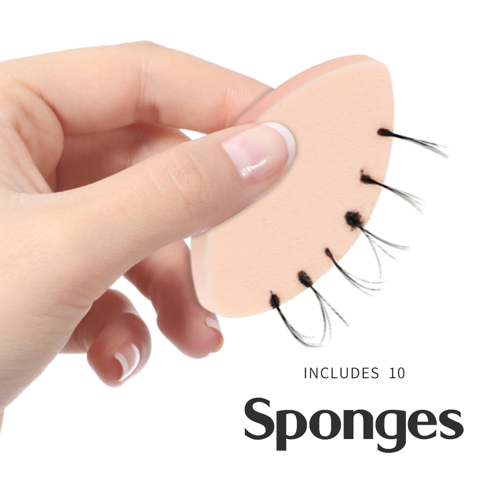 100 قطعة إسفنجة لينة منصات رمش - مراجعة Eyelash Extension Class وسعره