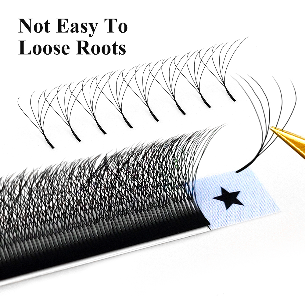 LAKANAKU W شكل بلوم 3D 4D 5D 7 - مراجعة Eyelash Extension Y Shape وسعره