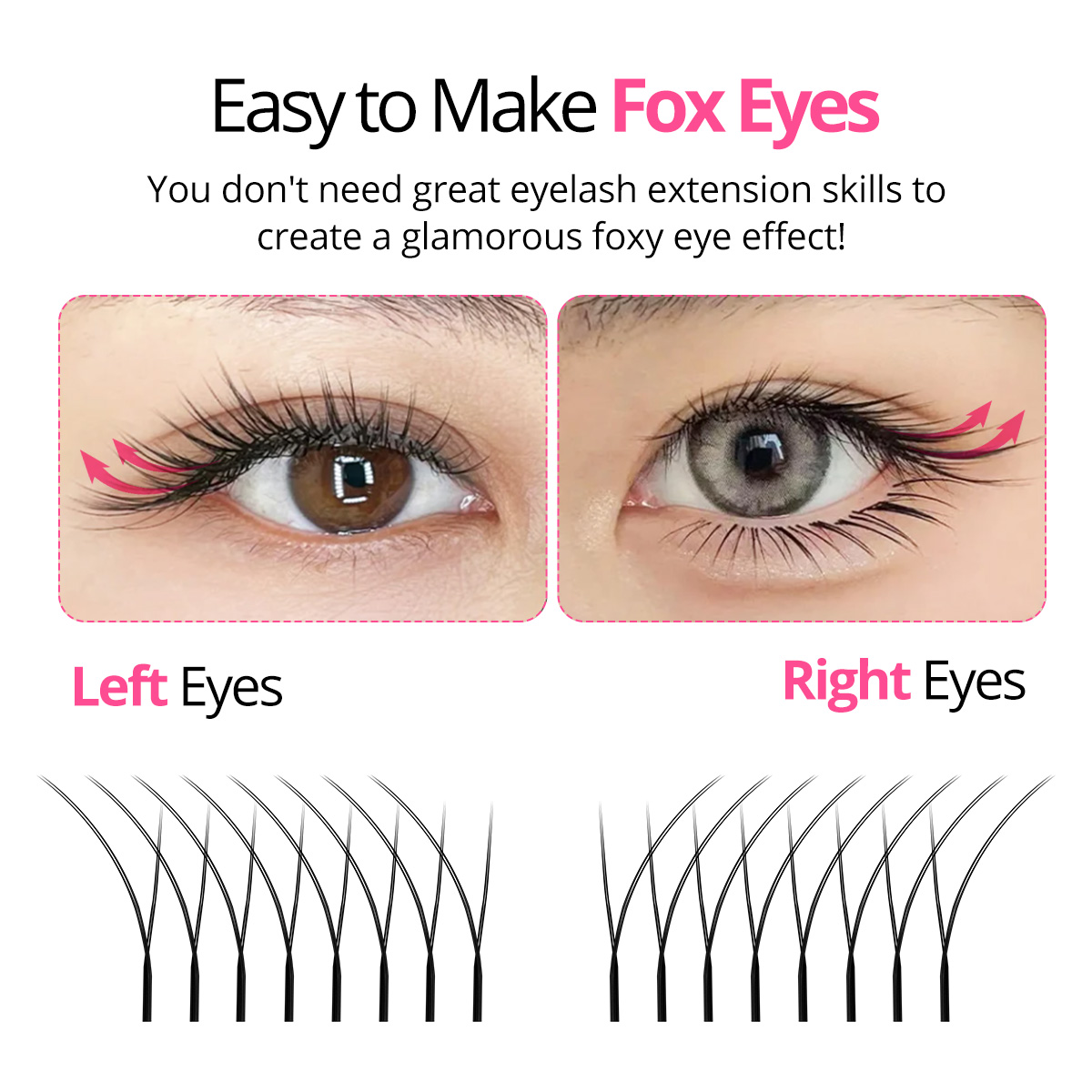 رموش أريزون فوكس YY بأطوال مخت - مراجعة Eyelash Extension Y Shape وسعره