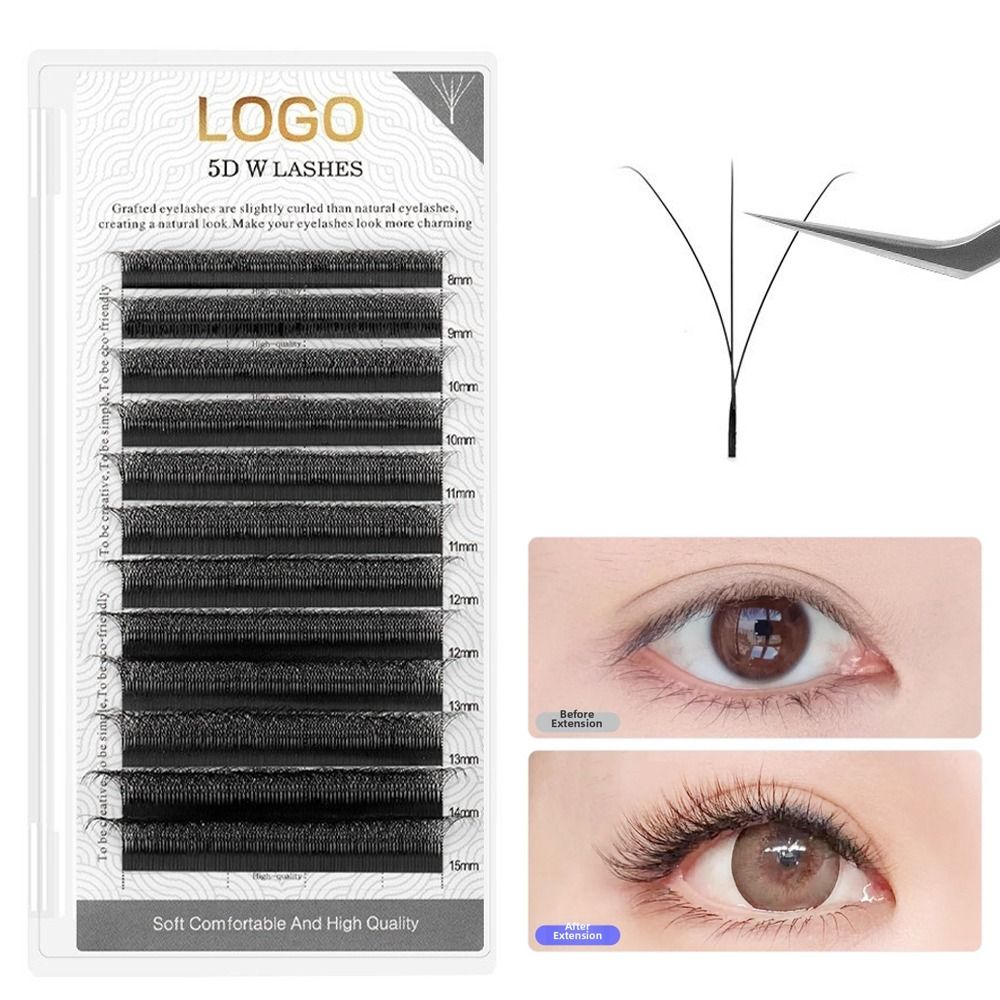 رموش صناعية جديدة ثلاثية ورباع - مراجعة Eyelash Extension Volume Lashes وسعره
