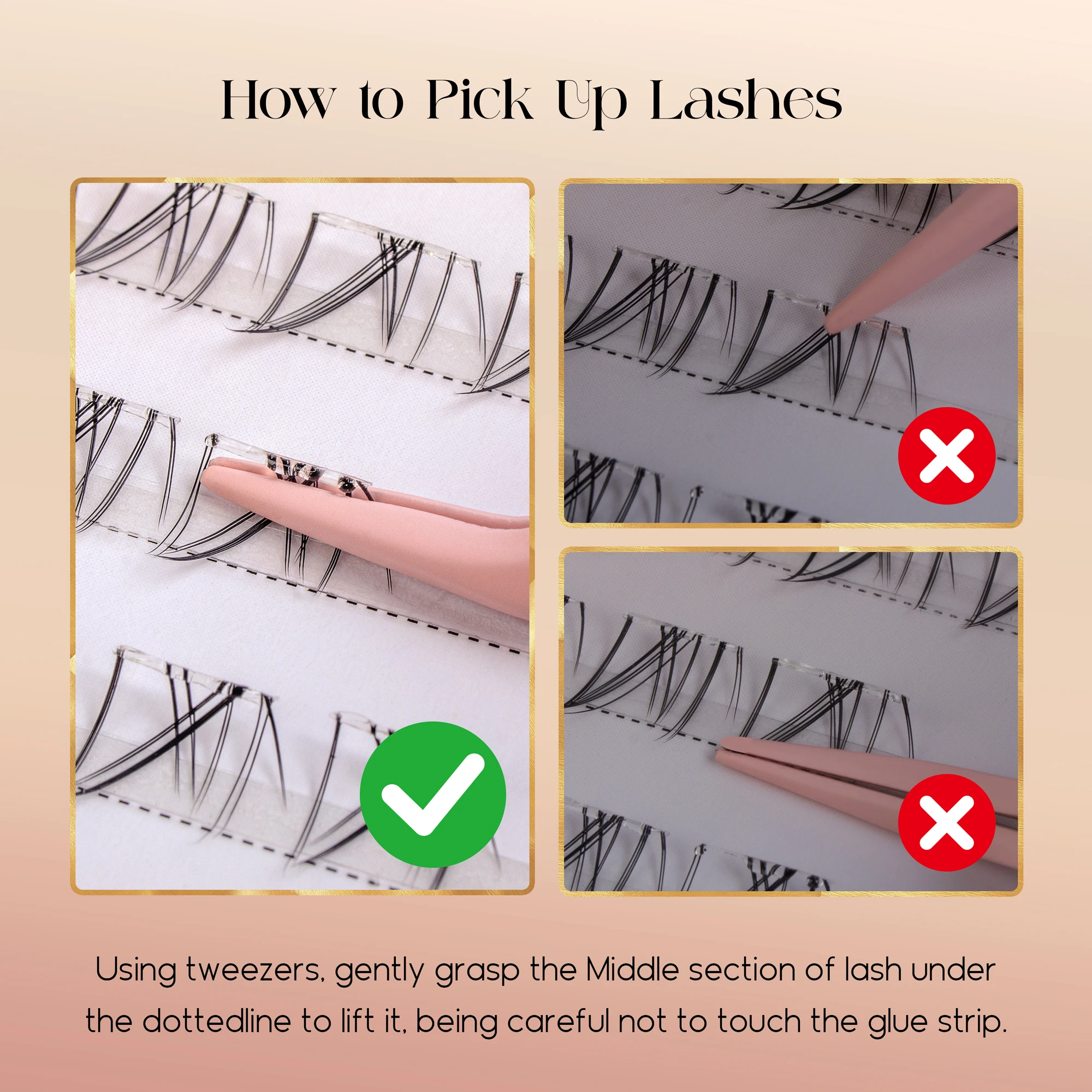 رموش سفلية طبيعية المظهر ذاتية - مراجعة Eyelash Extension Adhesive وسعره