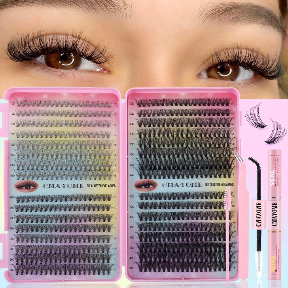 مجموعة رموش صناعية طبيعية المظ - مراجعة Eyelash Extension Volume Lashes وسعره
