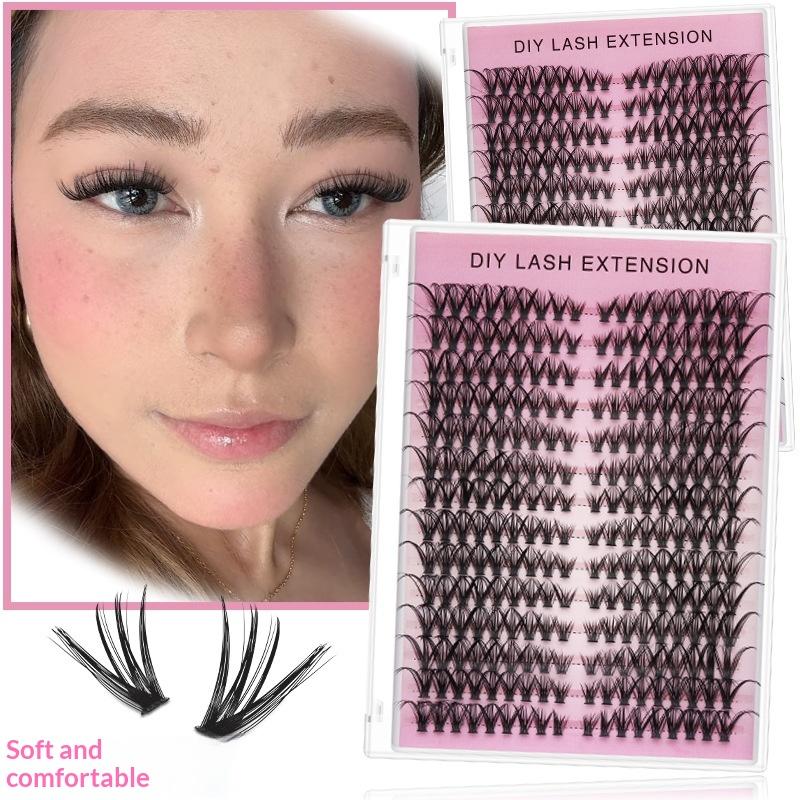 20 قطعة من الرموش الصناعية الف - مراجعة Lashes Eyelash Extension وسعره