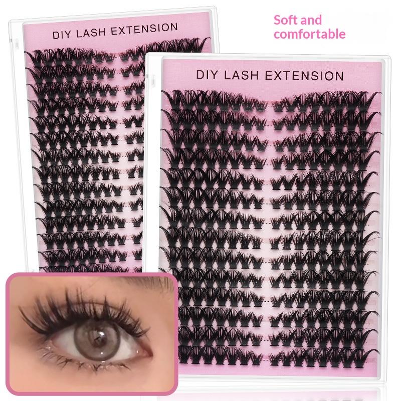 20 قطعة من الرموش الصناعية الف - مراجعة Lashes Eyelash Extension وسعره