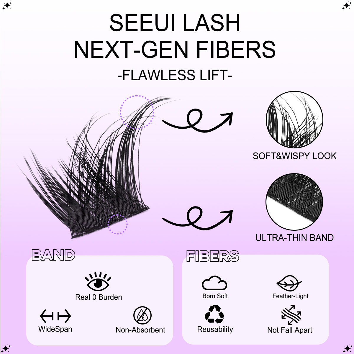 طقم رموش عنقودية للتركيب الذات - مراجعة Faux Mink Lash وسعره