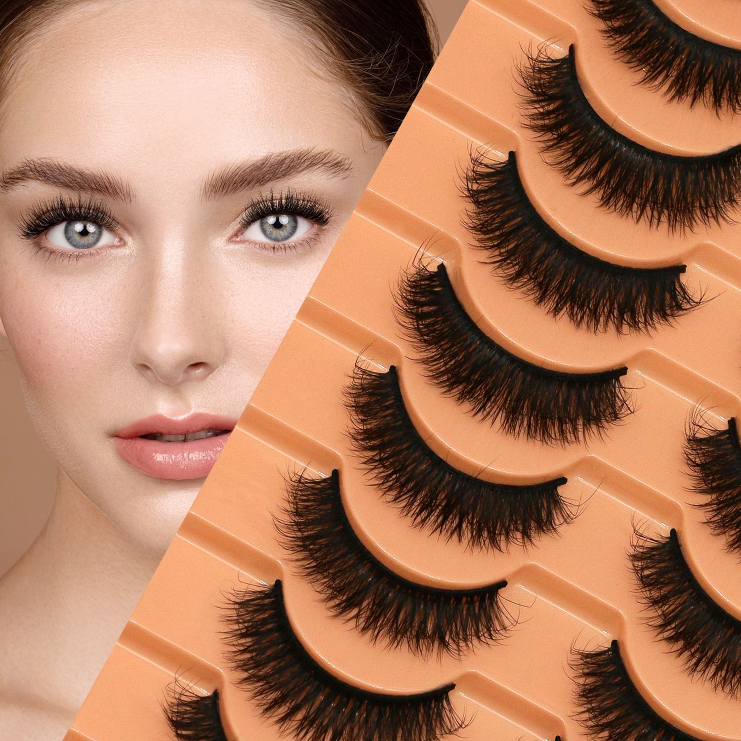 10 أزواج من الرموش الصناعية 6D - مراجعة Faux Mink Lash وسعره