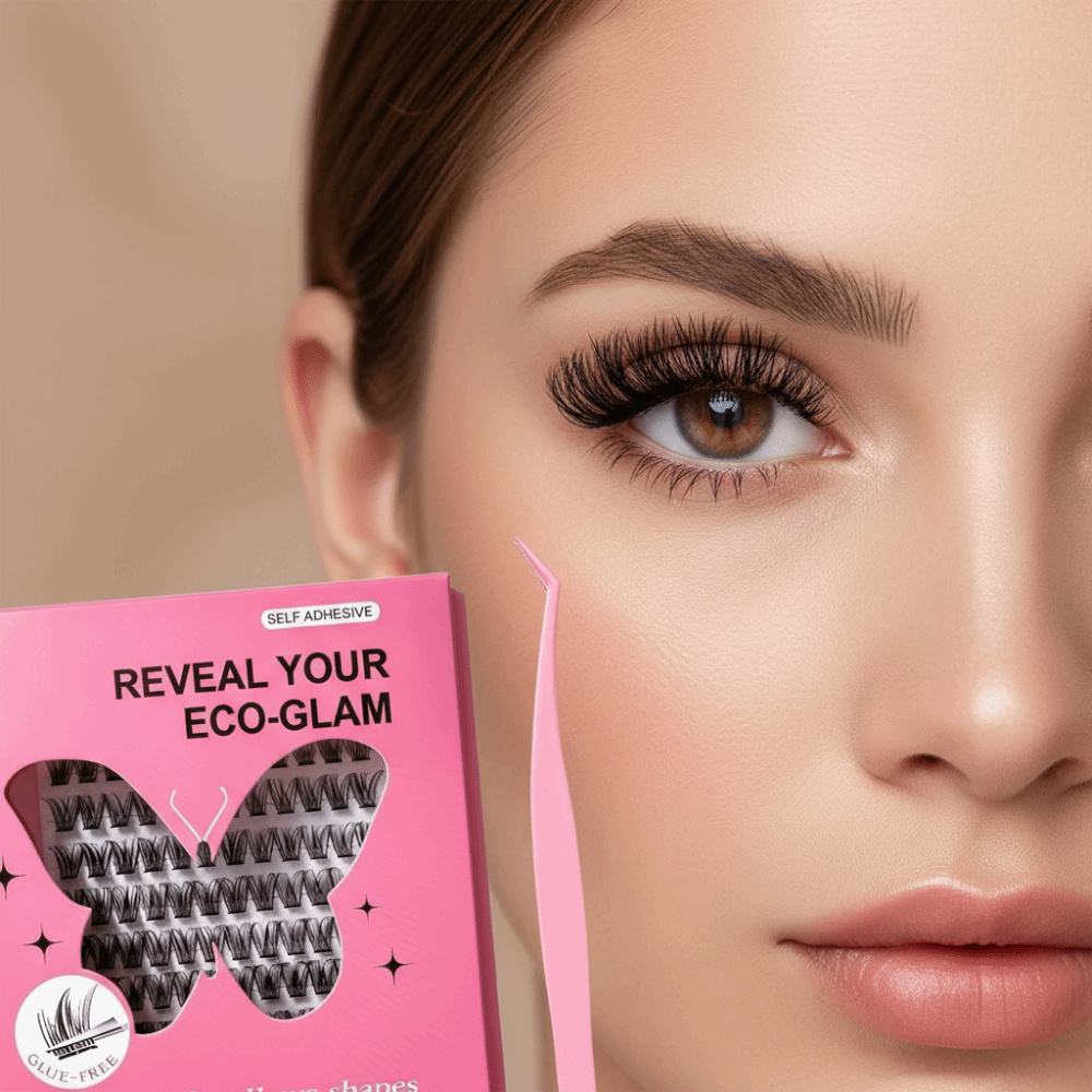 طقم تمديد الرموش بمظهر طبيعي ل - مراجعة Lashes Eyelash Extension وسعره