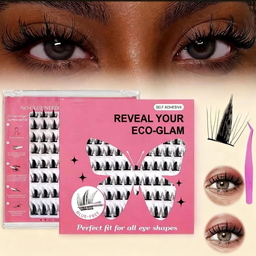 طقم تمديد الرموش بمظهر طبيعي ل - مراجعة Lashes Eyelash Extension وسعره