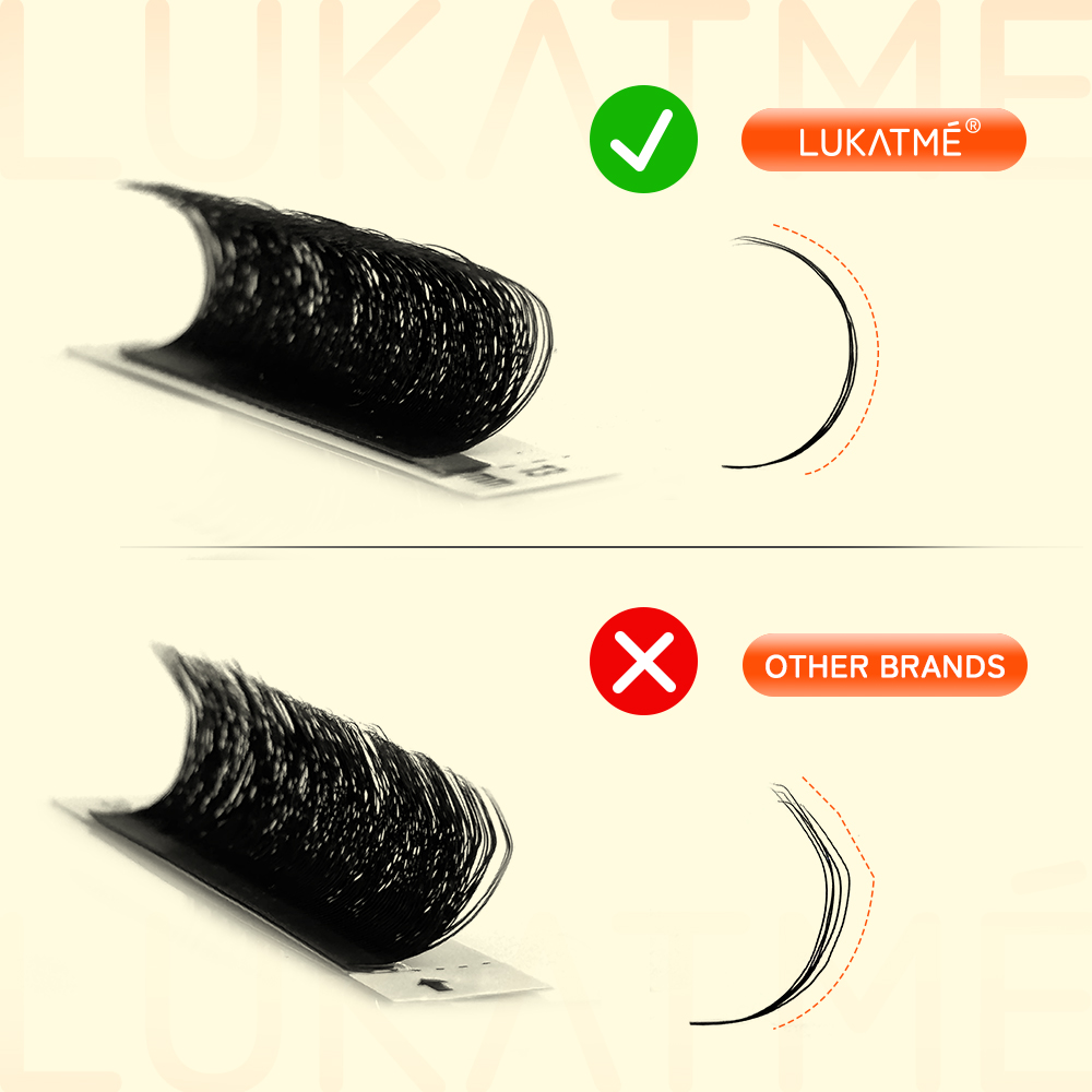 10 قطع/مجموعة رموش صناعية جاهز - مراجعة Eyelash Extension Y Shape وسعره