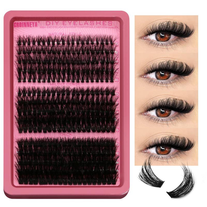 طقم رموش عنقودية، رموش فردية،  - مراجعة Eyelash Extension Volume Lashes وسعره