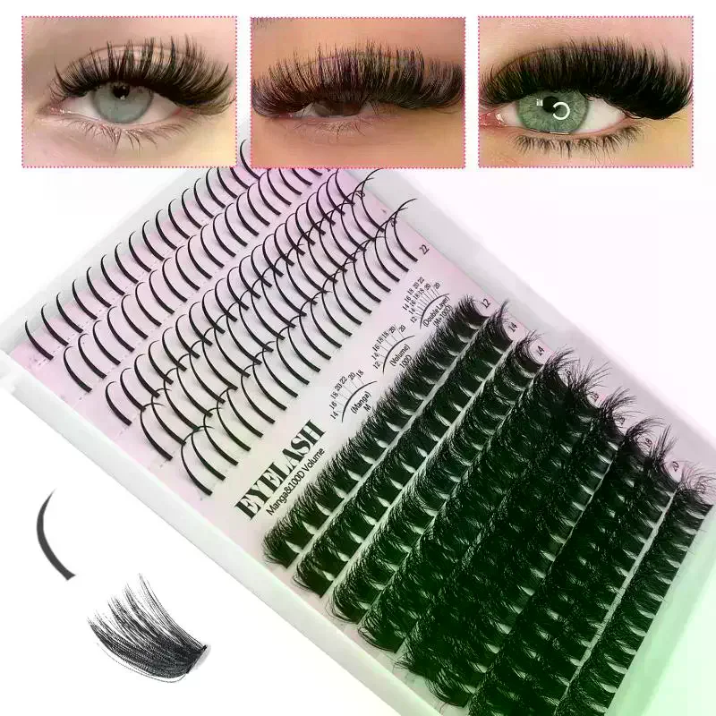 طقم رموش كثيفة، رموش فردية مدب - مراجعة Eyelash Extension Volume Lashes وسعره