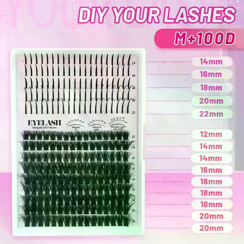 طقم رموش كثيفة، رموش فردية مدب - مراجعة Eyelash Extension Volume Lashes وسعره