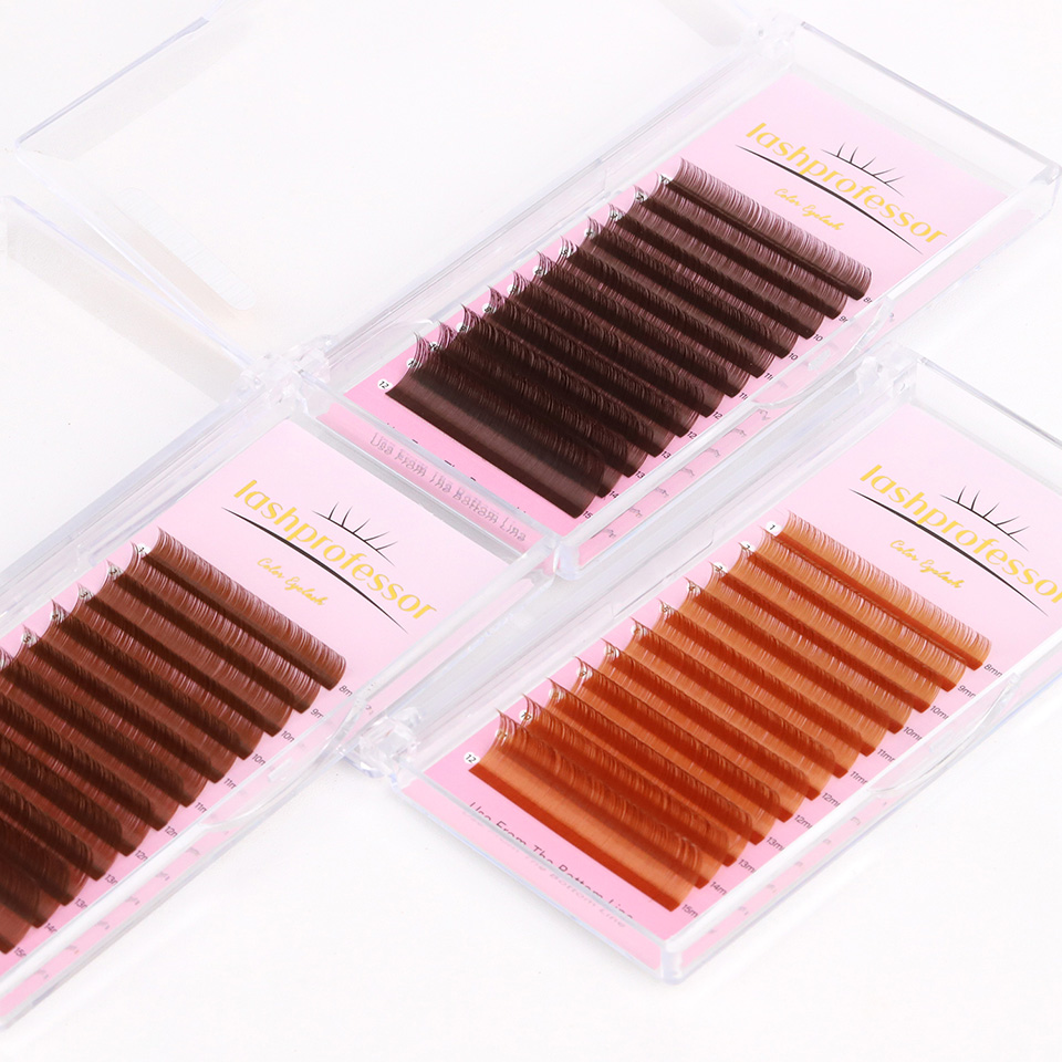 بني داكن رمش تمديد 0.05 0.07 م - مراجعة Lash Tile Palette وسعره