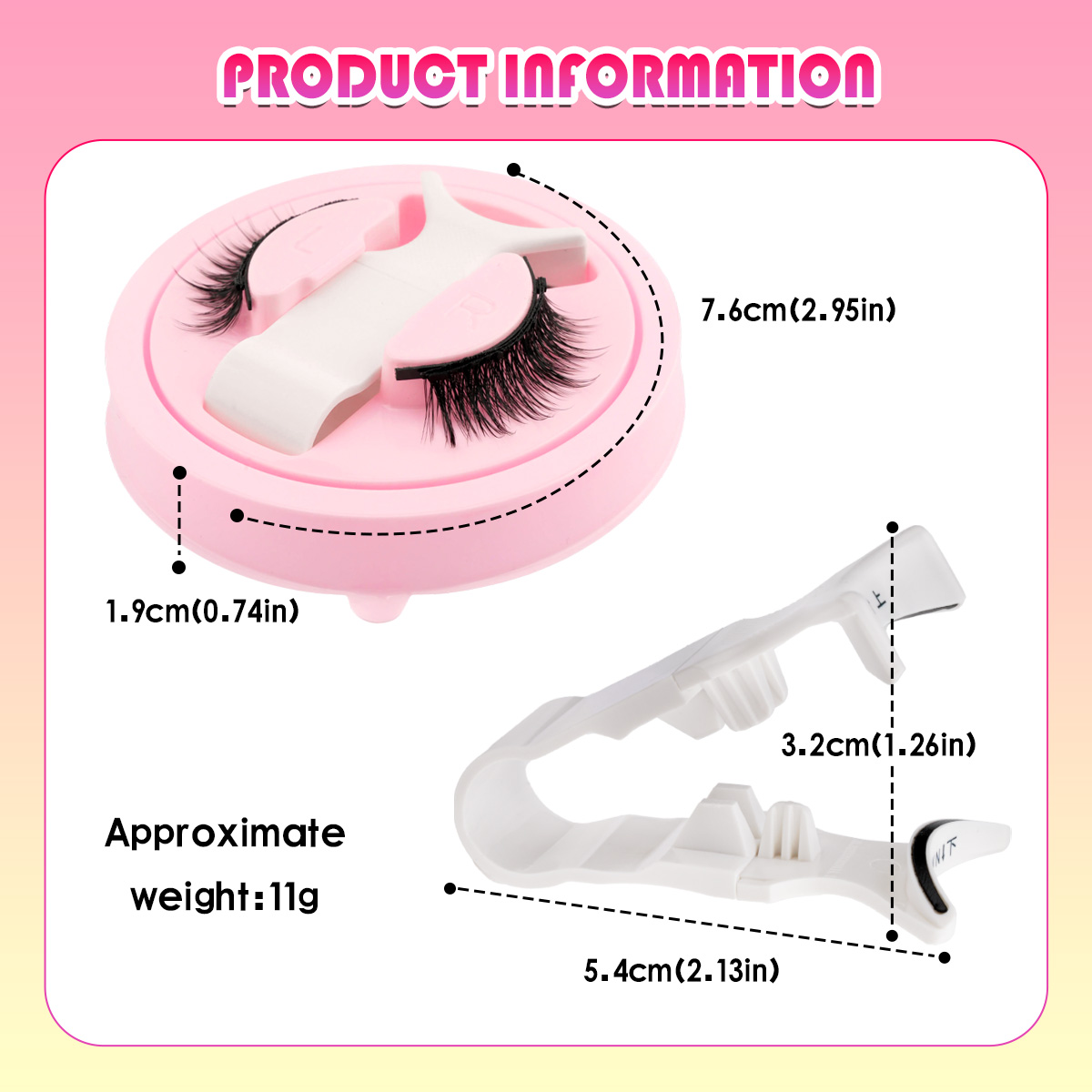 جديد 1 زوج الرموش المغناطيسية  - مراجعة Faux Mink Lash وسعره