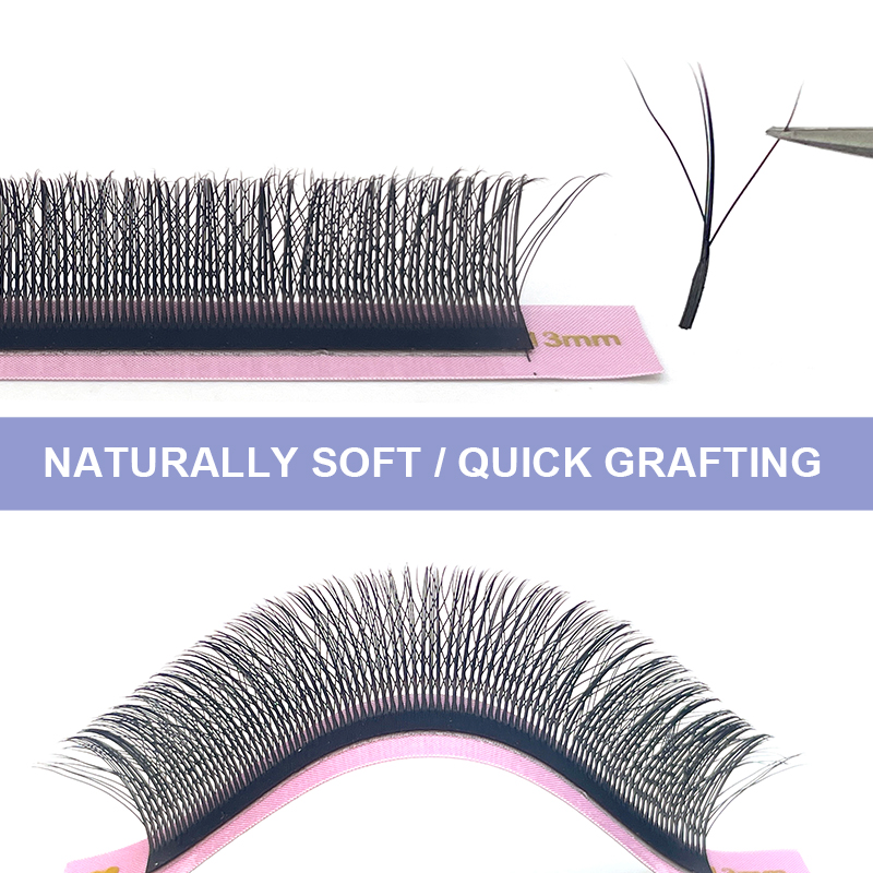 ملحقات الرموش الجنية على شكل W - مراجعة Eyelash Extension Y Shape وسعره