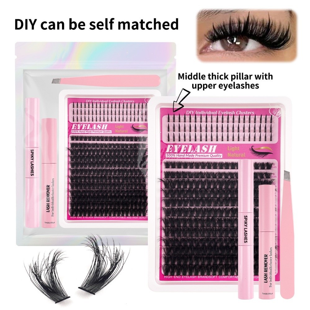 رموش صناعية طبيعية المظهر بطول - مراجعة Lashes Eyelash Extension وسعره
