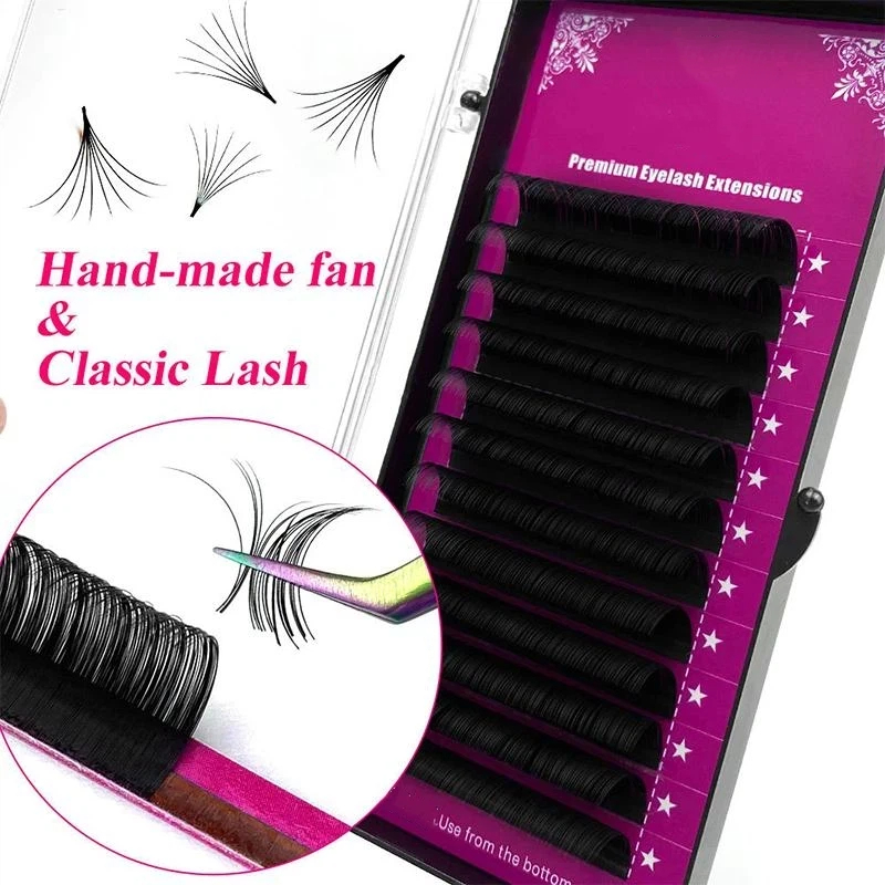 رموش صناعية فردية متعددة الأحج - مراجعة Eyelash Extension Volume Lashes وسعره