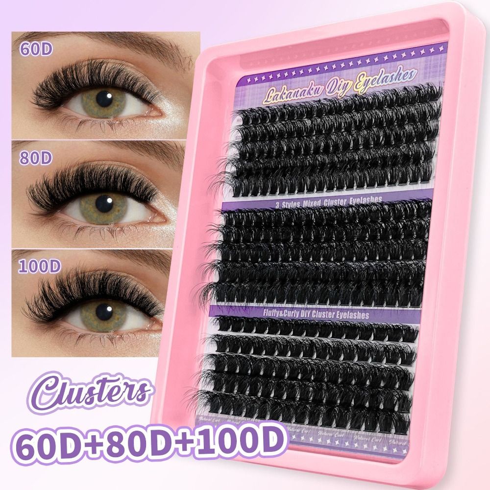 رموش صناعية بطول 9-16 مم، ثلاث - مراجعة Eyelash Extension Volume Lashes وسعره