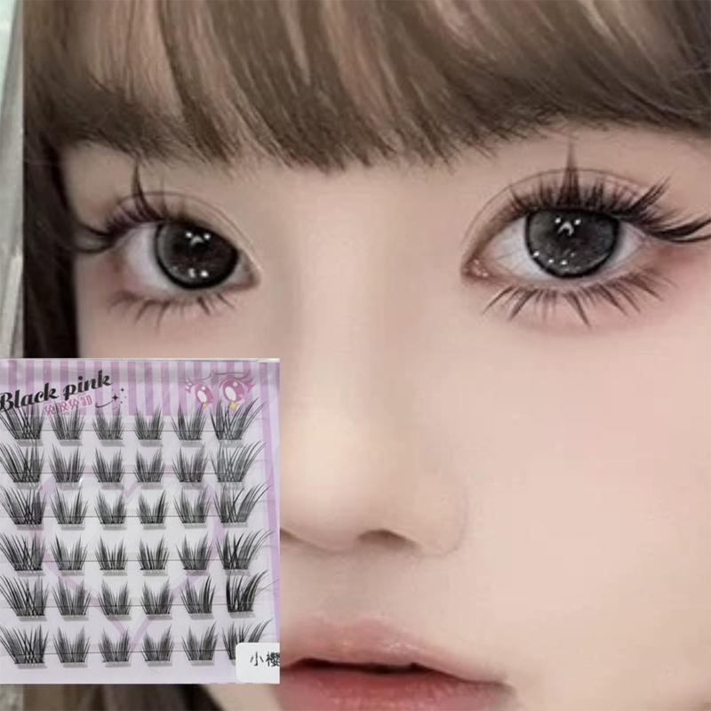 رموش سوداء ذاتية اللصق بدون غر - مراجعة Lash Adhesive Glue وسعره