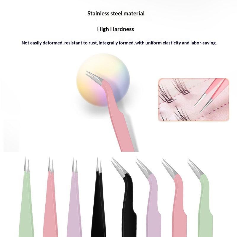 ملقط جديد من الفولاذ المقاوم ل - مراجعة Eyelash Extension Volume Lashes وسعره