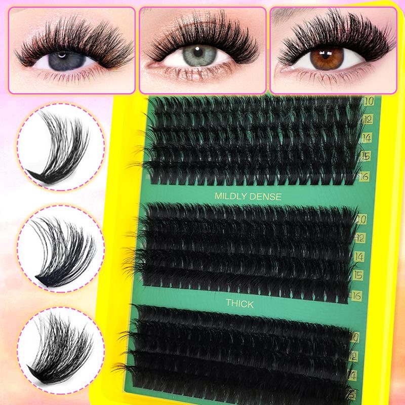 طقم رموش عنقودية، رموش فردية،  - مراجعة Faux Mink Lash وسعره