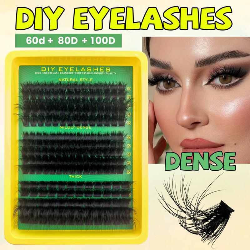 طقم رموش عنقودية، رموش فردية،  - مراجعة Faux Mink Lash وسعره